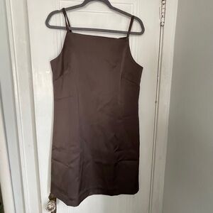 Tuckernuck Brown Strapless Dress